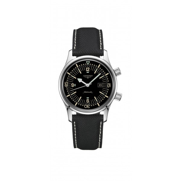 MONTRE HERITAGE LONGINES LEGEND DIVER CADRAN NOIR