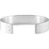 Bracelet Le Gramme ruban le 41g en argent 925 brossé lisse