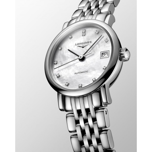 Montre Longines Elegant Collection Automatique Acier Cadran Nacré