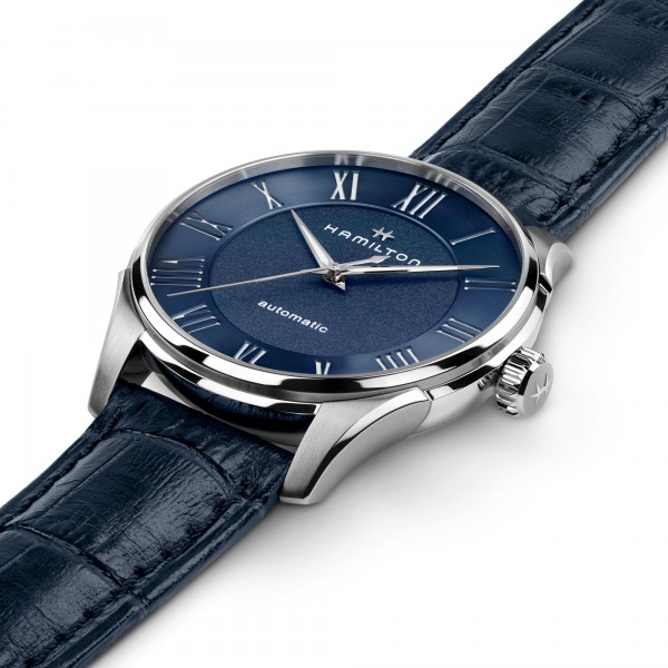 Montre Hamilton Jazzmaster Auto 40 mm cadran bleu