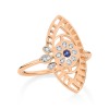 Bague Ginette NY Large Ajna Sapphire & Diamond