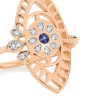 Bague Ginette NY Large Ajna Sapphire & Diamond