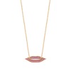 Collier Ginette NY Sapphire French Kiss Necklace