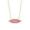 Collier Ginette NY Sapphire French Kiss Necklace