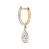 Boucles d'Oreilles Ginette NY Diamond Bliss Hoops