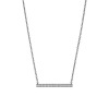 Collier Chopard Ice Cube Pure Diamants or blanc  sur chaîne