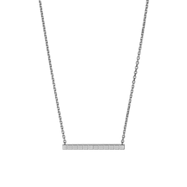 Collier Chopard Ice Cube Pure Diamants or blanc  sur chaîne