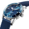 Montre Breitling Superocean Héritage 46 mm Bleu bracelet caoutchouc