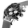 Montre Breitling  Superocean Heritage B01 44 mm  Chronographe Acier Noir Bracelet acier