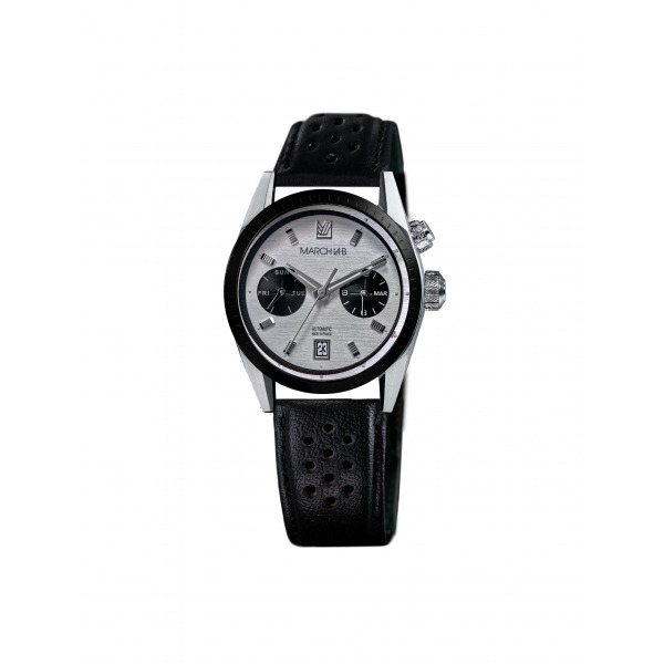 Montre MARCH LA.B Agenda Automatique Cadran Double Bracelet Buffle