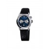 Montre MARCH LA.B Agenda Supra Automatique Cadran Navy Bracelet Buffle Noir