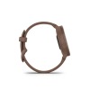 Montre Garmin Vivomove Sport Peach Gold Bracelet Chocolat