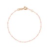 Bracelet gigi CLOZEAU Classique Or Rose Résine Rose Bébé 17 cm