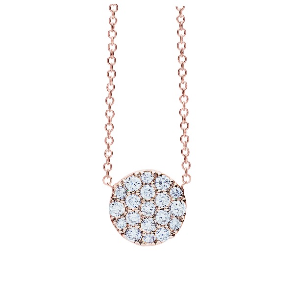 Collier One More Eolo 8 Diamants & Or Rose