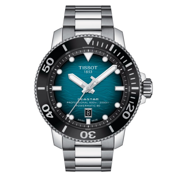 Montre Tissot Seastar 2000 Professional Powermatic 80 Bracelet Acier inoxydable 316L