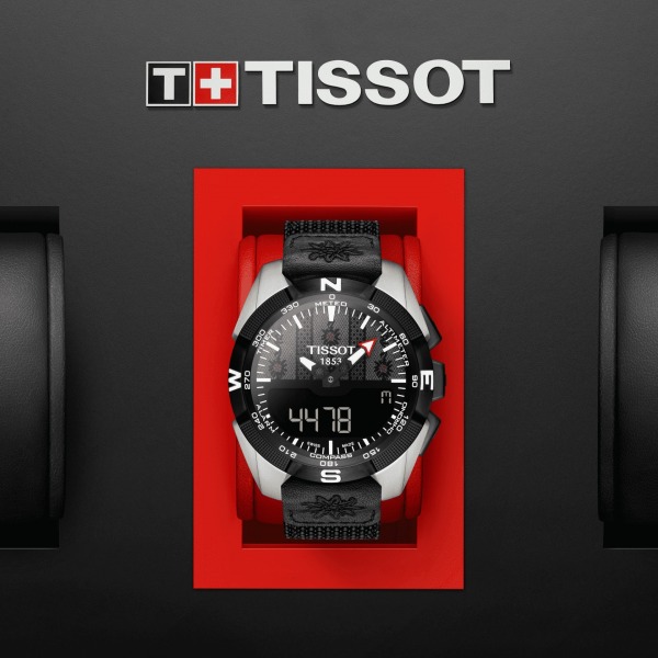 Montre Tissot T Touch Expert Solar Fete Lutte Suisse Bracelet Tissu