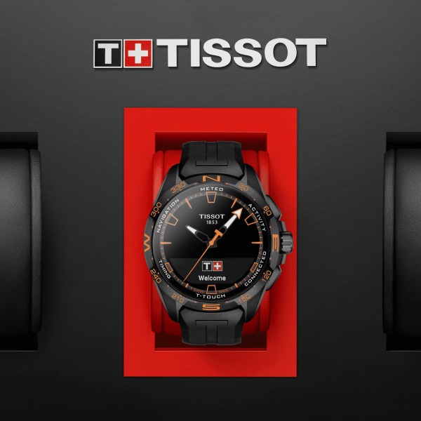 Montre Tissot T-Touch Connect Solar Bracelet Caoutchouc