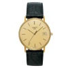 Montre Tissot Goldrun Hesalite 18K Gold Bracelet Cuir