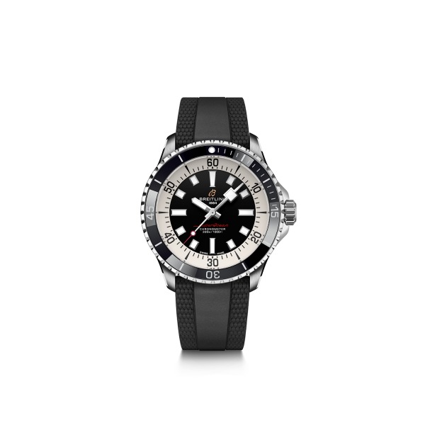 Montre Breitling Superocean 42mm Automatic Cadran Noir Bracelet Caoutchouc