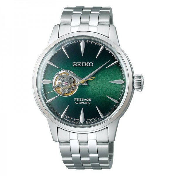 Montre Seiko Presage Automatique Cocktail Grass Hopper Coeur Ouvert