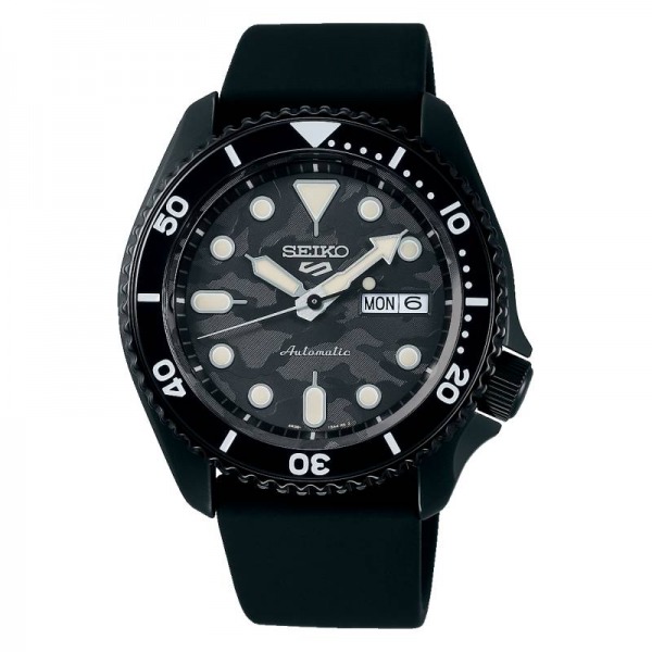 Montre Seiko 5 Automatique El Yuto Origome Camouflage Noir