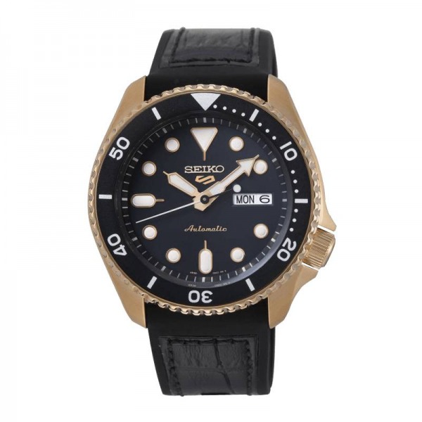 Montre Seiko 5 Sport Automatique Rose Gold & Noir