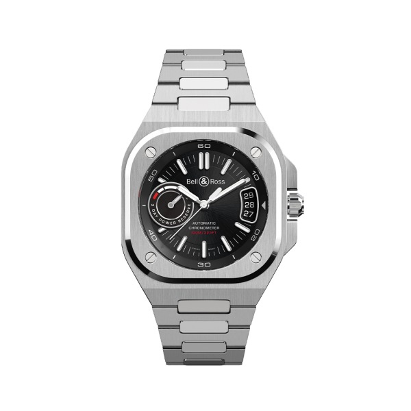 Montre BELL & ROSS BR-X5 BLACK STEEL Bracelet Acier