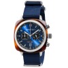 Montre Briston Clubmaster Sport Acétate Bracelet Nato Bleu Marine