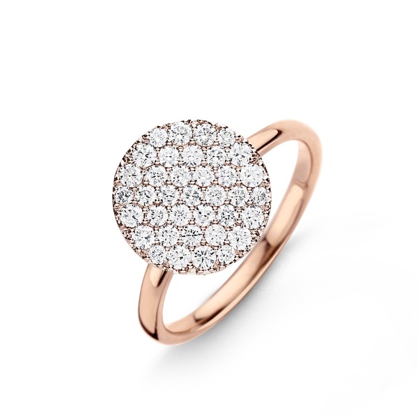 Bague One More Eolo Or Rose et diamants grand mod le