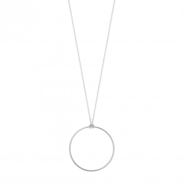 Collier Ginette NY Baby Circle Or Blanc