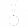 Collier Ginette NY Circle Or Blanc