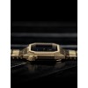 Montre MARCH LA.B Lady Mansart Electrique Cadran Emeraude Bracelet Acier 9 Maillions pdv or