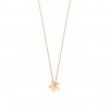 Collier Ginette NY Mini Open Star Or Rose