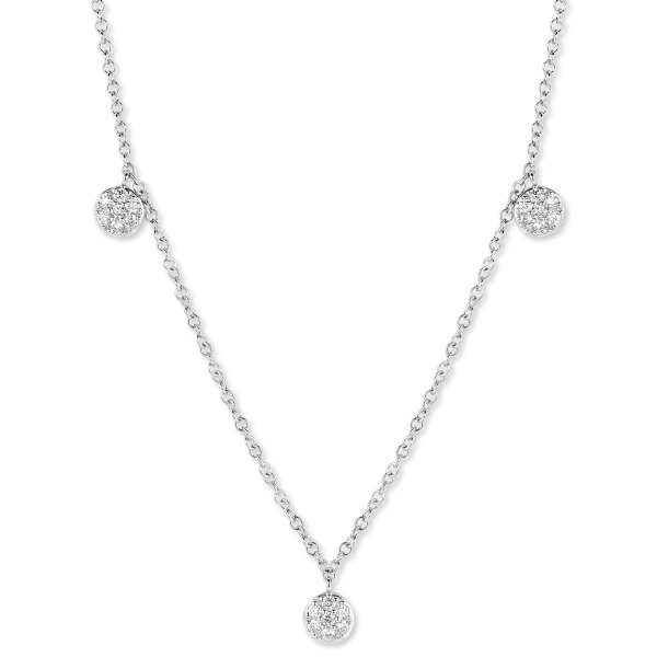 One More Eolo collier or blanc et diamants