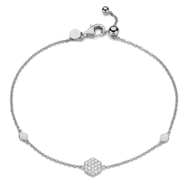 One More Eolo bracelet or blanc et diamants