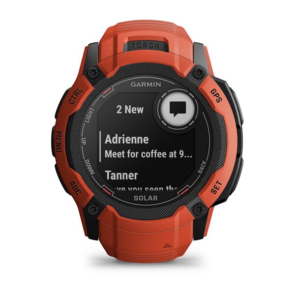 Montre Garmin Instinct 2X Solar Rouge