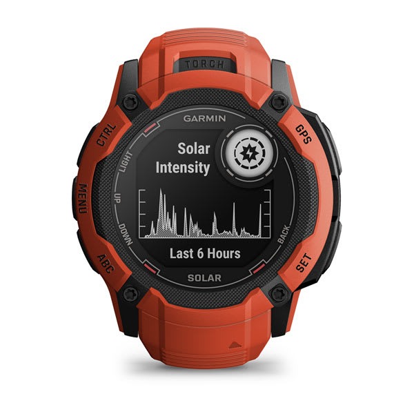 Montre Garmin Instinct 2X Solar Rouge