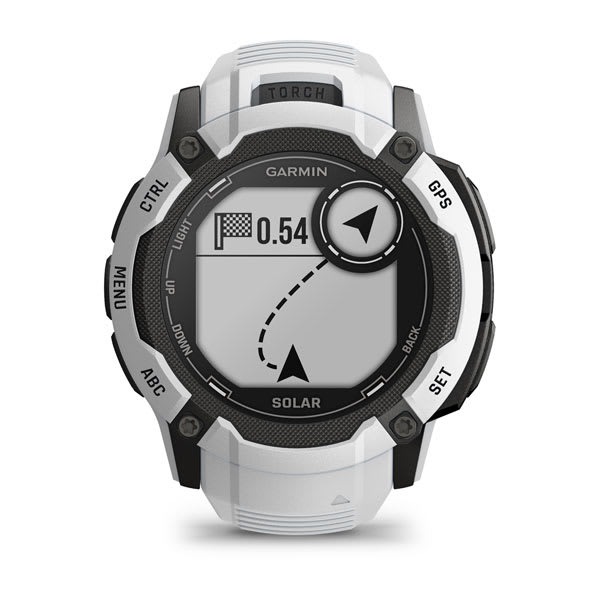 Montre Garmin Instinct 2X Solar Blanche