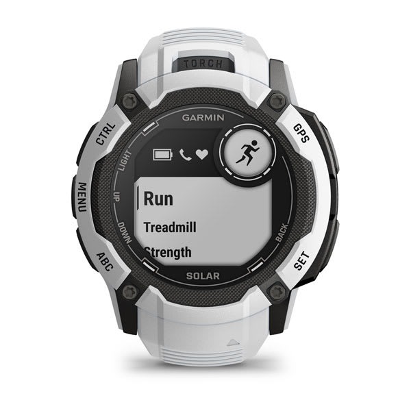 Montre Garmin Instinct 2X Solar Blanche