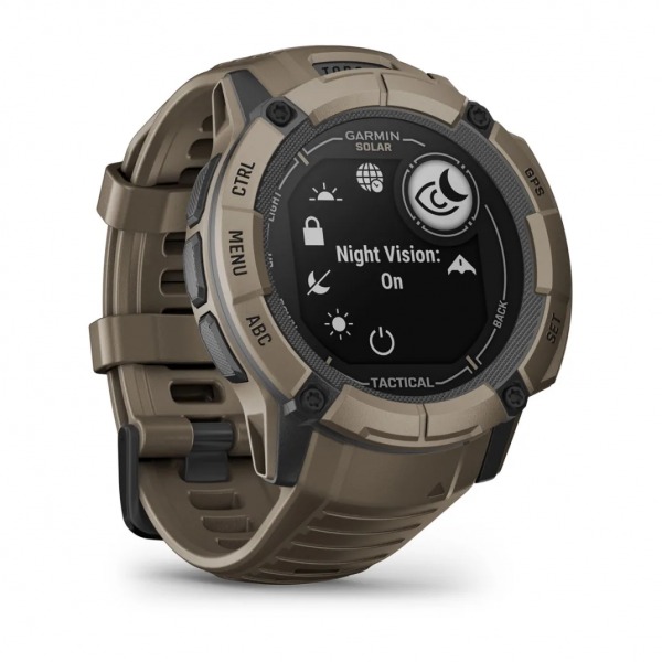 Montre Garmin Instinct 2X Solar Tactical Beige Coyotte