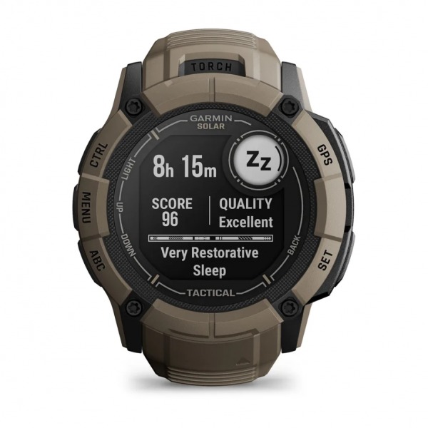 Montre Garmin Instinct 2X Solar Tactical Beige Coyotte