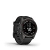 Montre Garmin Fenix 7s Pro Sapphire Solar Carbon Gray Titane Bracelet Noir