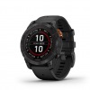 Montre Garmin Fenix 7 Pro Solar Edition Gray Bracelet Noir