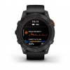 Montre Garmin Fenix 7 Pro Solar Edition Gray Bracelet Noir