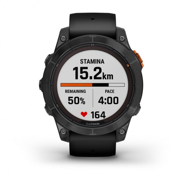 Montre Garmin Fenix 7 Pro Solar Edition Gray Bracelet Noir