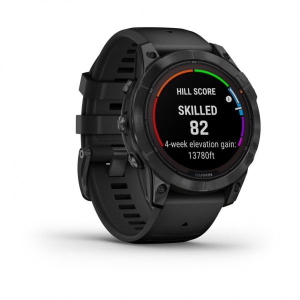 Montre Garmin Fenix 7 Pro Solar Edition Gray Bracelet Noir