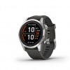 Montre Garmin Fenix 7s Pro Solar Edition Silver Bracelet Gris