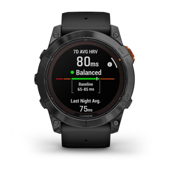 Montre Garmin Fenix 7x Pro Solar Edition Gray Bracelet Noir