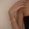 Bracelet Elastique Vanrycke Styloïde Or Rose 18k