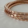 Bracelet Elastique Vanrycke Styloïde Or Rose 18k Diamants